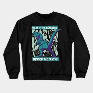 Suspicious T-Rex Design Crewneck Sweatshirt